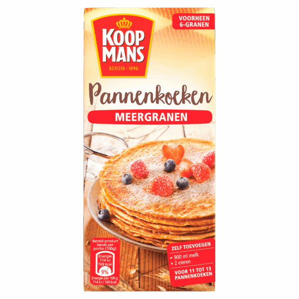Koopmans Pannenkoekenmix Meergranen - PLUS