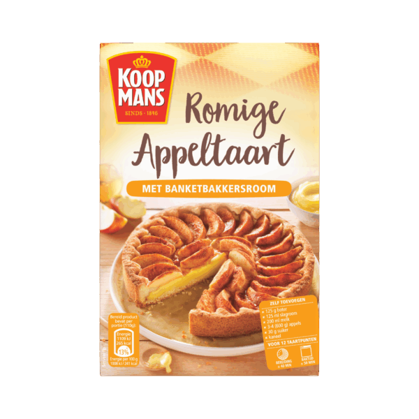 Koopmans Romige Appeltaart Bakmix - PLUS