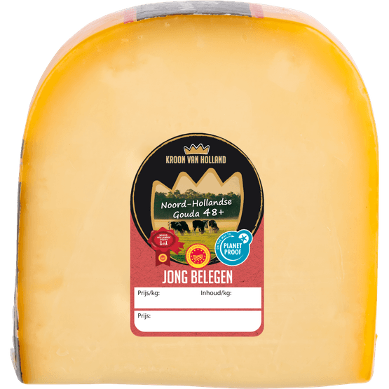 Kroon van Holland Jong belegen kaas 48+ stuk - Dirk
