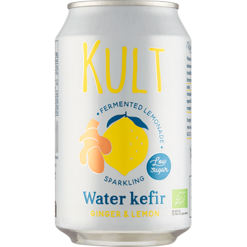 Kult Sparkling Water Kefir Ginger & Lemon - JUMBO