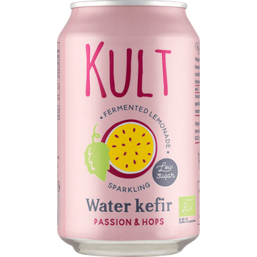 Kult Sparkling Water Kefir Passion & Hops - JUMBO