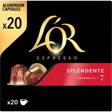 L'OR Espresso Splendente Koffiecups Voordeelpak 20 stuks - JUMBO