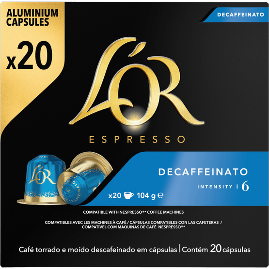 L'Or Koffiecups decaffeinato sterkte 6 - Dirk