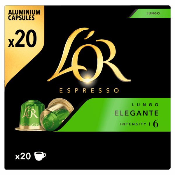 L'Or Lungo elegante voordeelpak koffiecups - PLUS