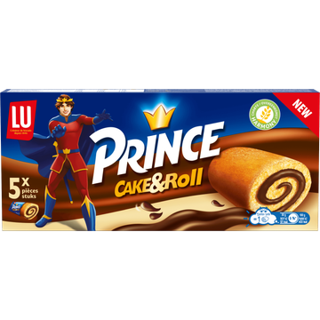 LU Prince Cake & Roll Chocolade Cakejes - JUMBO