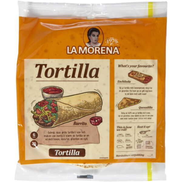 La Morena Tortilla Wraps Original Large - Albert Heijn