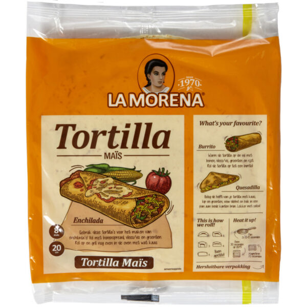 La Morena Tortilla Wraps met Maismeel - Medium - Albert Heijn