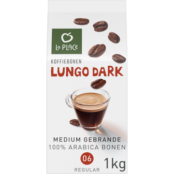 La Place Koffiebonen Lungo Dark - JUMBO
