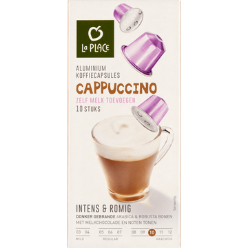 La Place Koffiecups Cappuccino 10 Stuks - JUMBO