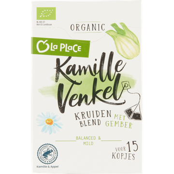 La Place Kruidenthee Kamille Venkel 15 Stuks - JUMBO