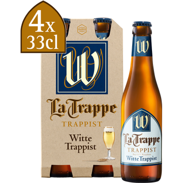 La Trappe - Witte Trappist - Fles - 4 x 330ML - JUMBO