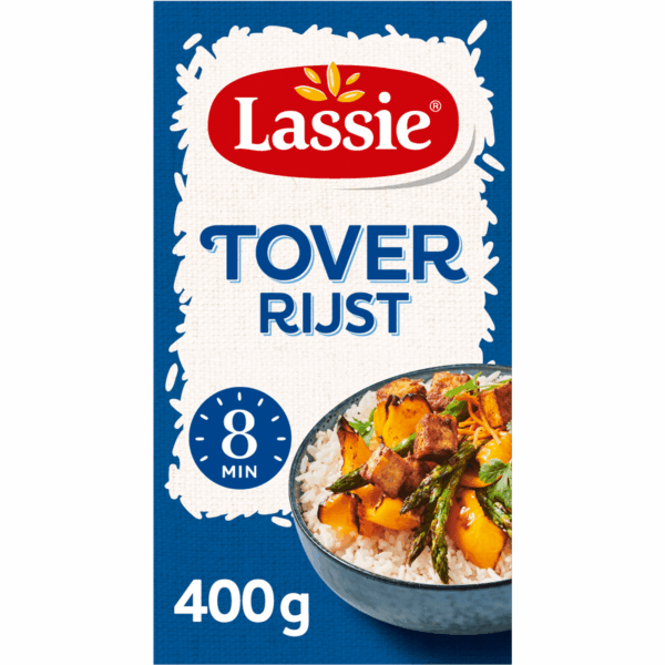 Lassie Witte Snelkook Tover rijst - PLUS