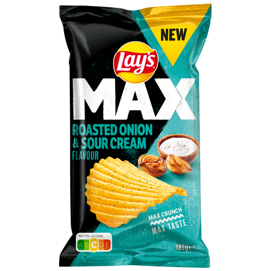 Lay's Chips max roasted onion & sour cream - Dirk