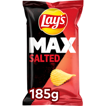 Lay's Max Ribbel Chips Naturel - JUMBO