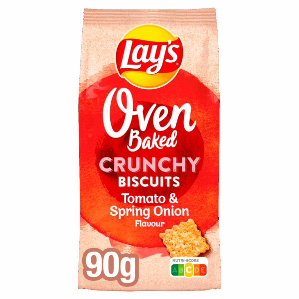 Lays Oven Oven Biscuits Tomaat & Onion - PLUS