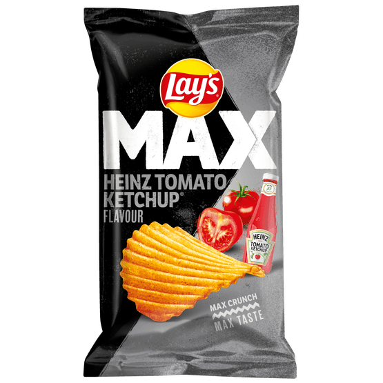 Lay's Ribbelchips max Heinz Tomato Ketchup - Dirk