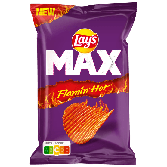 Lay's Ribbelchips max flamin hot - Dirk