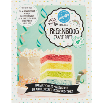Leentjes Bakmix Regenboog Taart Pret - JUMBO