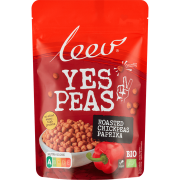 Leev Bio Yes Peas Roasted Chickpeas Paprika - JUMBO
