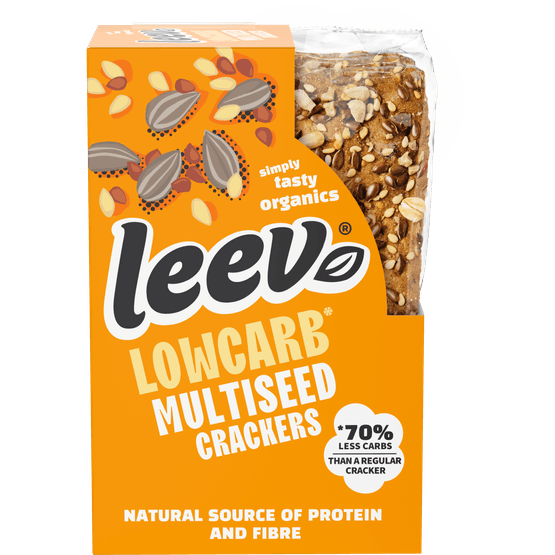Leev Bio low-carb crackers multiseeds - Dirk