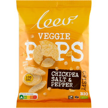 Leev Veggie Pops Chickpea Salt & Pepper Crispy - JUMBO