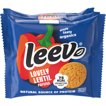 Leev® bio LOVELY LENTIL cakes paprika - JUMBO