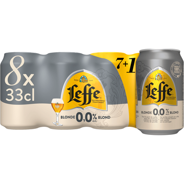 Leffe Blond - Blik - 7+1 - 330 ml - JUMBO