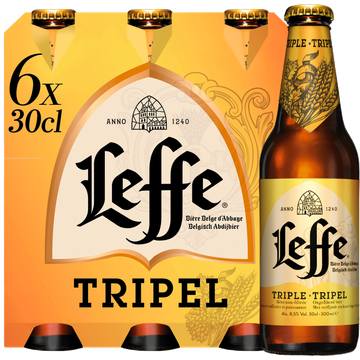 Leffe - Tripel Belgisch Abdijbier - Fles - 6 x 300ML - JUMBO