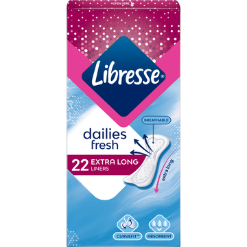 Libresse Extra Long Inlegkruisjes 22 Stuks - JUMBO