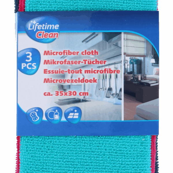 Lifetime Clean Microvezeldoekjes 30cm - PLUS