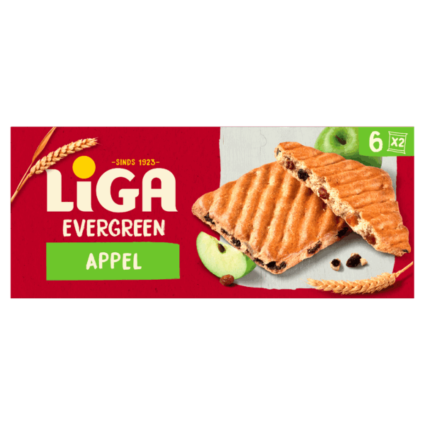 Liga Evergreen koekjes appel - PLUS