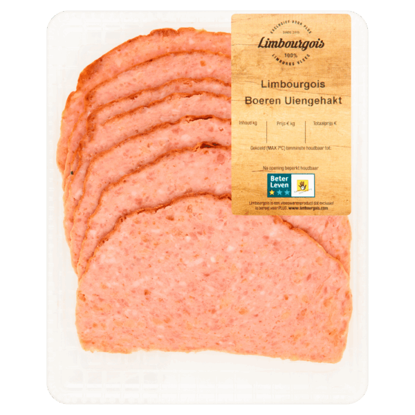 Limbourgois Boeren Uiengehakt GS (10st) - PLUS