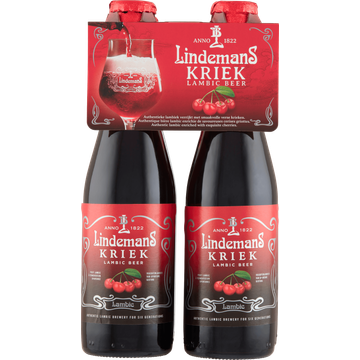 Lindemans Kriek Lambic Beer Flessen 4 x 250 ml - JUMBO