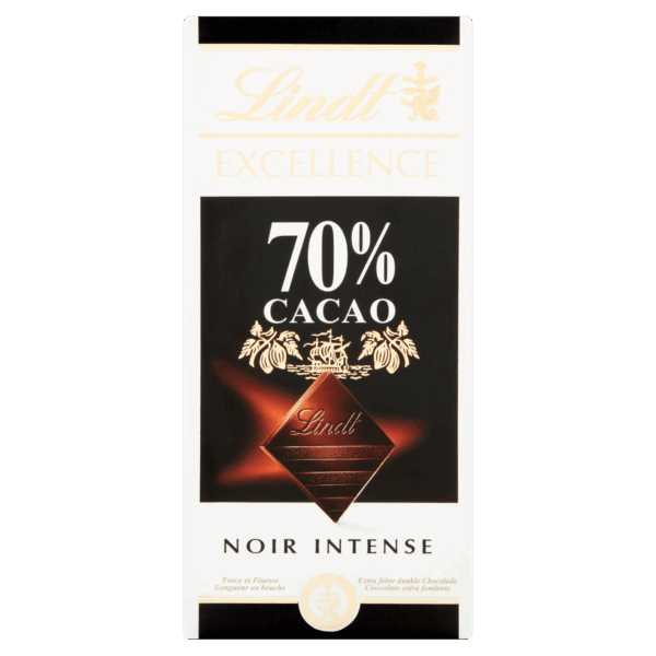 Lindt Chocoladereep Lindt Puur 70% - PLUS