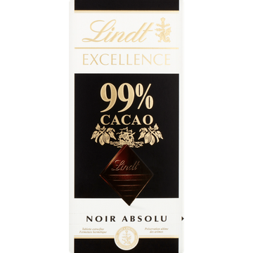 Lindt EXCELLENCE 99% Pure Chocoladereep - JUMBO