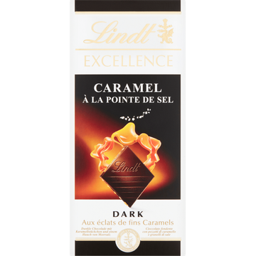 Lindt EXCELLENCE Karamel Zeezout pure chocoladereep - JUMBO