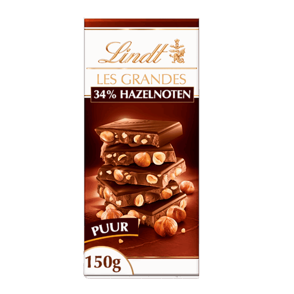 Lindt Les Grandes Puur Hazelnoot - PLUS