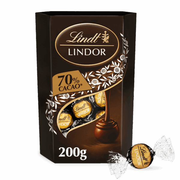 Lindt Lindor Cornet puur 70% - PLUS
