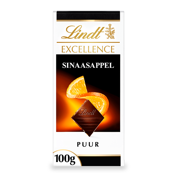 Lindt Tablet orange puur - PLUS