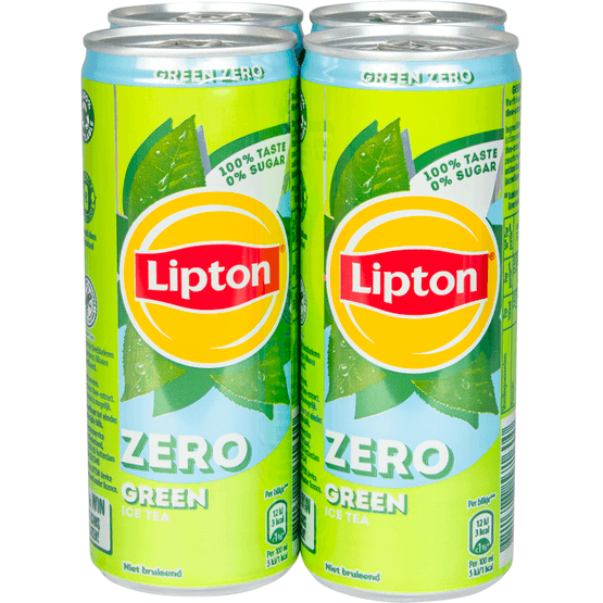 Lipton Ice tea green zero 4x25 cl - Dirk