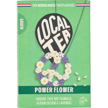 Localtea Power Flower Groene Thee met Kamille