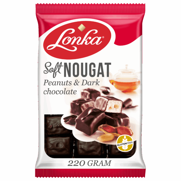 Lonka Soft nougat pinda puur - PLUS