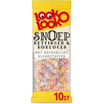 Look-O-Look Snoep Kettingen & Horloges Vegan 10 stuks - JUMBO