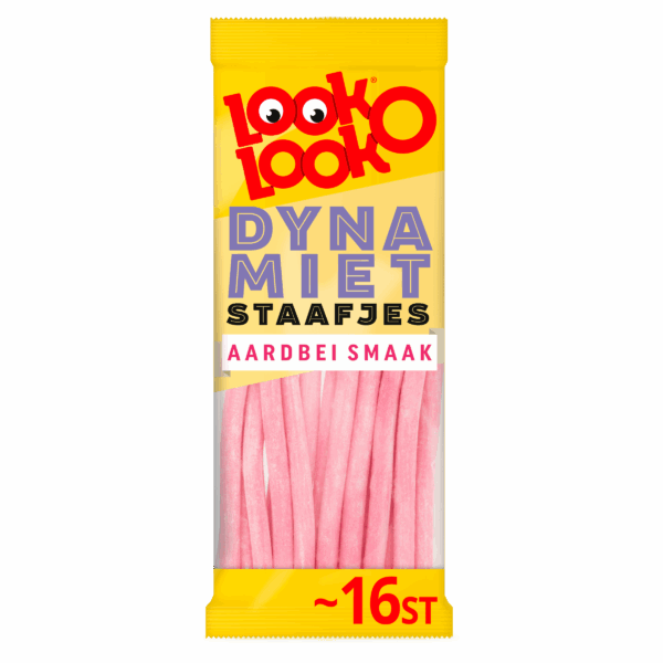 Look o Look Dynamietstaafjes aardbei - PLUS