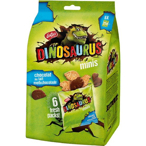Lotus Dinosaurus mini chocolade - Dirk