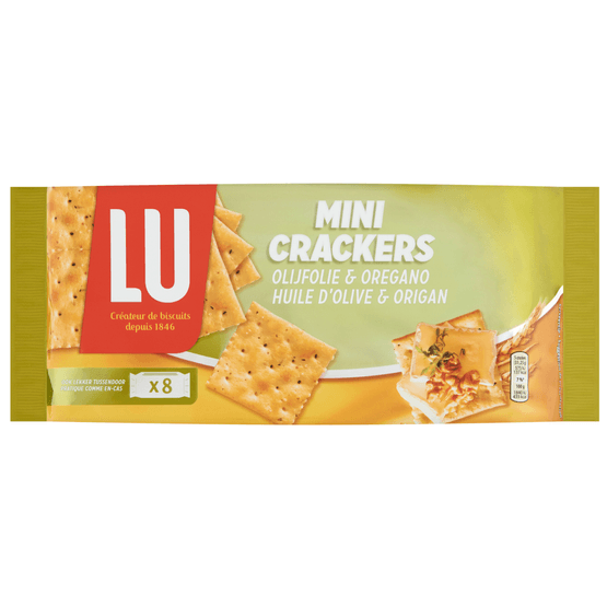 Lu Minicrackers olijf & oregano - Dirk