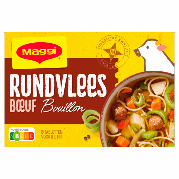 Maggi Bouillon rundvlees 8 blokjes - PLUS
