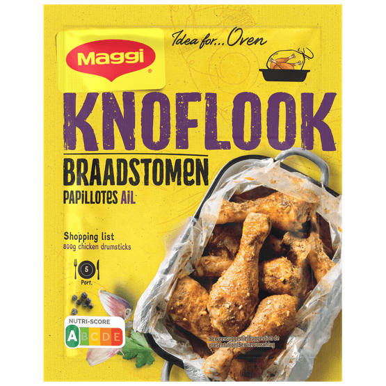 Maggi Braadstomen kip knoflook - Dirk