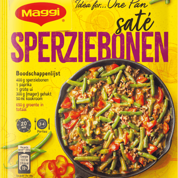 Maggi Dagschotel sperziebonen-satésaus - PLUS