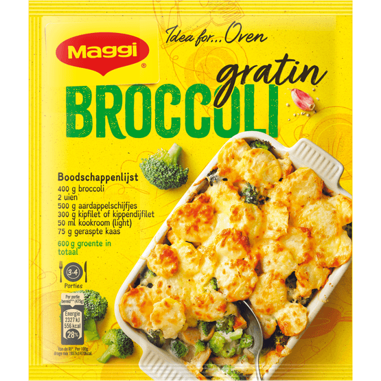 Maggi Ovenschotel kip-broccoli gratin - Dirk